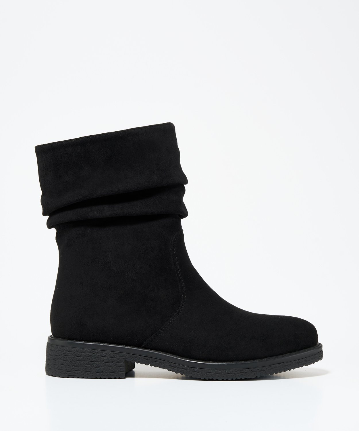 Botines arruga efecto ante